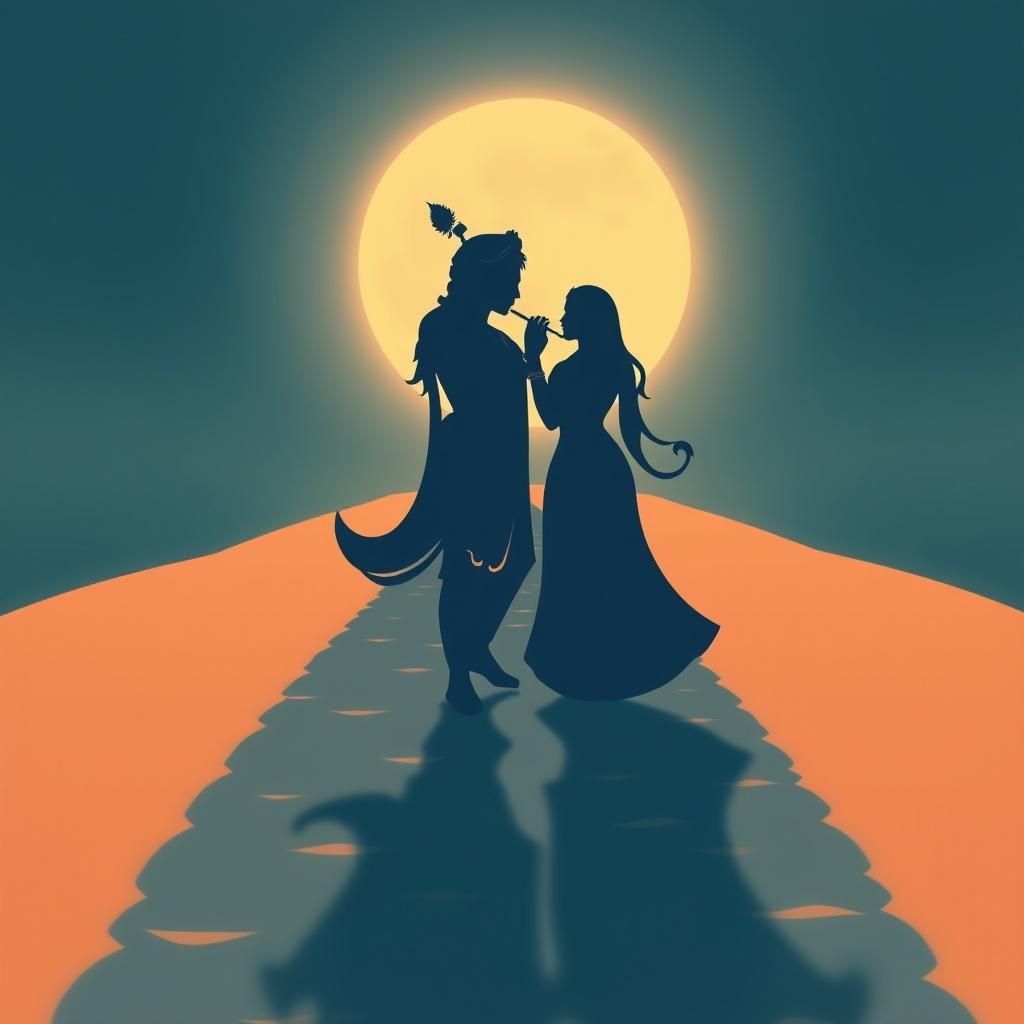 Radha ke sang kanha