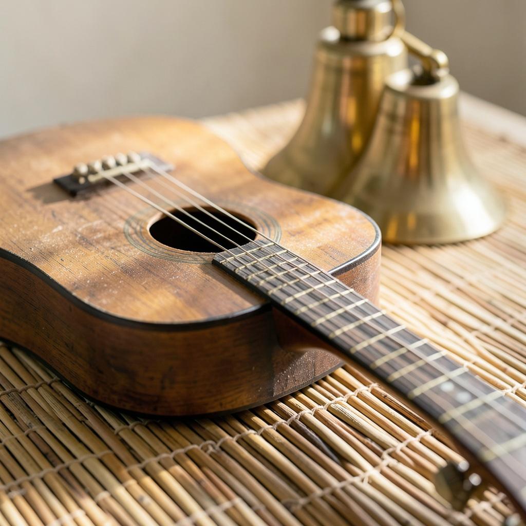 Suara akording, pop ballad, gitar listrik, dram bas, suara pria lembut daerah
