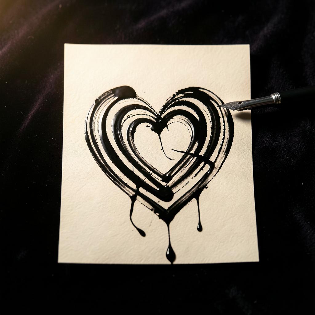 Corazón de tinta