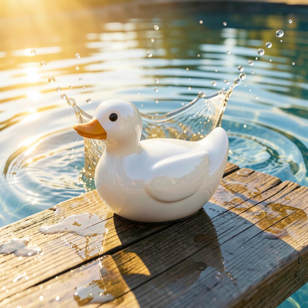 Little duck goes quack, quack, quack,