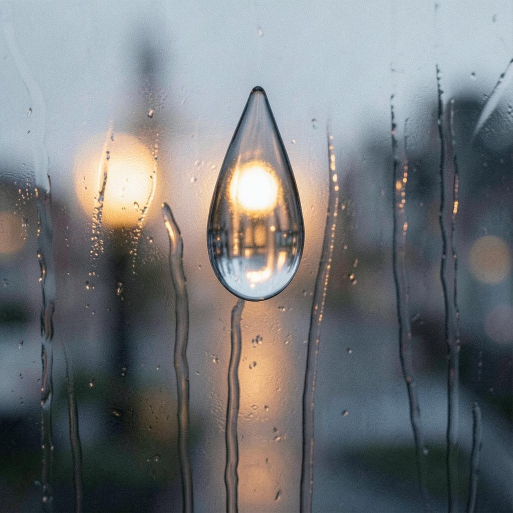 Late Rain Glass