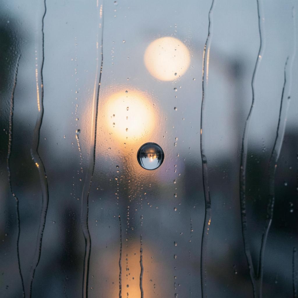 Late Rain Glass
