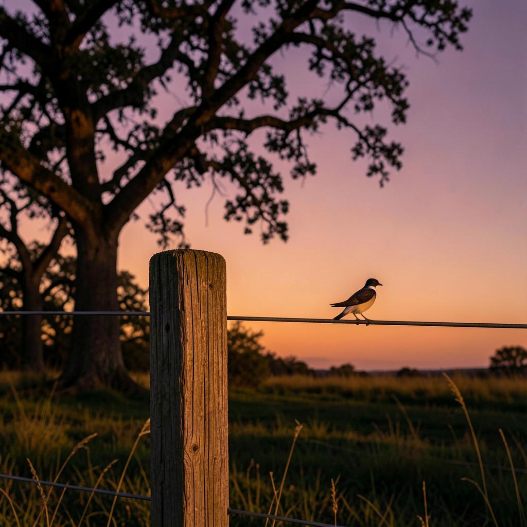 When Evening Saddles the Sky