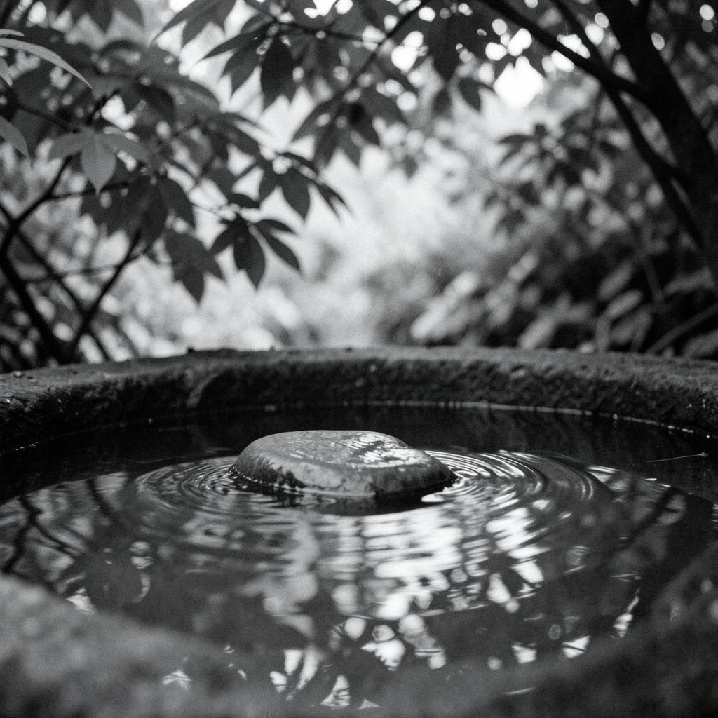 绿池阴凉